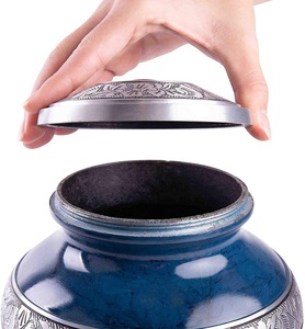 Urna de metal para cremación de cenizas, recuerdo de calidad increíble para urnas de cremación de humanos para tus amados - Product Image 3