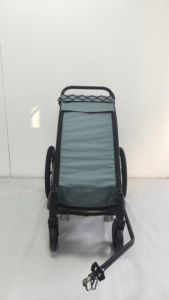 Dog Bike Trailer and Pet <b>Stroller</b>-Aluminum Alloy Frame Independent Suspension 20 inch Air-Filled Tires 45-50kg Max Load - Product Image 2