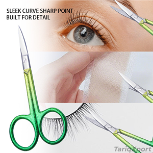 Herramienta Profesional de Cuidado Personal de Acero Inoxidable con Diseño Floral Curvo, Mango Cómodo, para Estilizar el Cabello y Recortar Cejas - Product Image 6