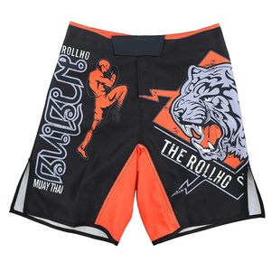 Shorts de Performance Premium pour l'Entraînement, Respirants, Flexibles, Séchage Rapide, Fabrication OEM ODM, MMA Homme 100% - Product Image 5