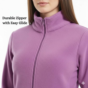 Veste en polaire matelassée pour femmes, à capuche, imperméable, respirante, pour la randonnée, les sports de plein air, l'hiver, fabrication bangladaise - Product Image 6