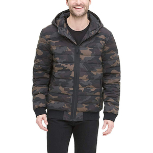 2026 New Arrival Men's Warm Winter Shiny Quilted Puffer <b>Jacket</b> Windbreaker Padded Thick <b>red</b> Hooded Bubble Padded <b>Jackets</b> - Product Image 6
