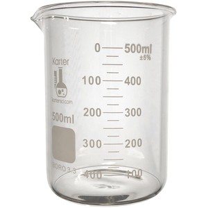 Bécher gradué en verre de 500 mL - Product Image 2