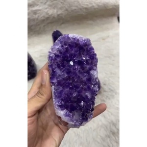 Cristales Naturales de Amatista en Racimo, Geodas Ecológicas, Piedras Curativas, Gemas de Reiki, Amuleto Feng Shui, Venta Caliente - Product Image 2