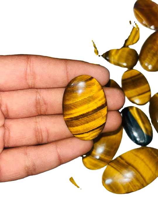 Top Quality 100% Natural Blue Tiger Eye Precious Gemstone Handmade Bulk Price Loose Stone for Making Jewelry