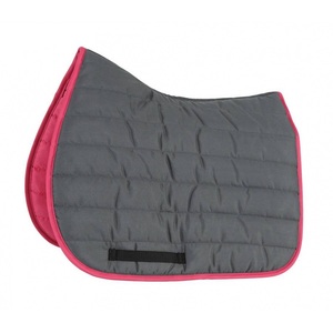 Tapis de selle de dressage de style sauté en coton, polyester et doublure polaire de soie, personnalisables de haute qualité avec logo sur mesure - Product Image 2