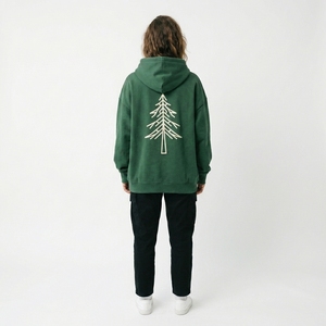 Custom 450 GSM Women Heavyweight Hoodie OEM ODM Private Label Streetwear Factory - Product Image 2