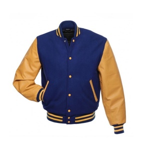 Custom Autumn Winter <b>Light</b> Color Varsity Baseball <b>Jackets</b> for <b>Men</b> - Product Image 1