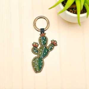 Wholesale Handmade Beaded Keychain with Intricate Embroidery for <b>Bag</b> <b>Charm</b> Key Ring Gift and Everyday Use - Product Image 3