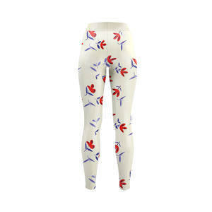 Ensemble de sport pour femme avec logo personnalisé, leggings taille haute pour la gym et le yoga, design par sublimation - Product Image 2