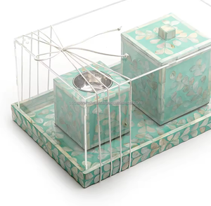 irect Mfg Mother of Pearl Mubkhar Box & Tray Handmade Incense Burner Censer for Ramadan & Eid <b>Gifts</b> - Product Image 2