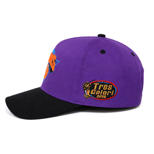 Casquette de baseball personnalisée bicolore en gros, casquette de sport trucker à 6 panneaux avec corde, casquettes classiques avec logo personnalisé - Product Image 2