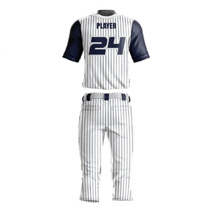 Custom Breathable Short Sleeve <b>Baseball</b> Uniform Sublimated Jersey Pants <b>Set</b> OEM Wholesale Team Sportswear Supplier - Product Image 6
