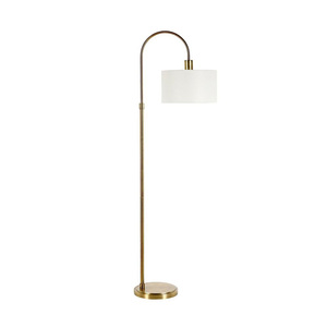 High-End Decorative Metal Table <b>Lamp</b> with Floral <b>Pattern</b> <b>Shade</b> and Brass Finish Glass Body - Product Image 4