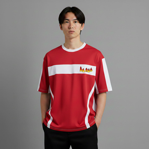 เสื้อยืดผู้ชาย แขนสั้น ใส่สบาย ดีไซน์คุณภาพสูง ผ้าฝ้าย 100% ทรงหลวม พิมพ์ลาย สำหรับฤดูร้อน - Product Image 1