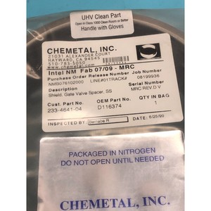 MRC D116374 Gate Valve <b>Spacer</b> Shield, SS - Trusted Global Legacy Semiconductor Equipment and Parts at - Product Image 1