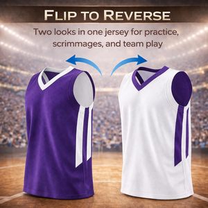 Custom Team Basketball Jerseys Sleeveless <b>V</b>-neck Polyester/Cotton Digital Print Manufacturer Wholesale Basketball Uniform Sets - Product Image 5