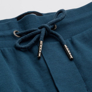 Shorts Bermuda en Coton Bleu Marine pour Homme avec Imprimé Numéro 27, Taille à Cordon, Vêtement Décontracté, Poches, Tissu Tricoté Respirant - Product Image 5