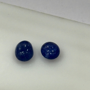Saphir bleu naturel transparent, cabochons à dos plat en forme de pain de sucre, formes variées, taille libre, saphir birman AAA, pierres précieuses en vrac, vente en gros - Product Image 3