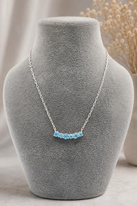 Colgante de Topacio Azul en Plata de Ley 92.5 KLSP-50549 - Product Image 3