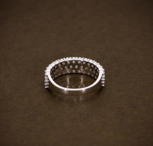 Anillo de Compromiso de Plata de Ley 925 con Diamantes Vintage, Certificado por IGI, Regalo de Aniversario de Bodas, Joyería - Product Image 3