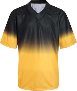 High GSM 100% <b>Polyester</b> Sport Mesh Jersey-Heat-Transfer Printed Rugby Team Uniform <b>Shirt</b>-Breathable Quick Dry Eco-Friendly - Product Image 1