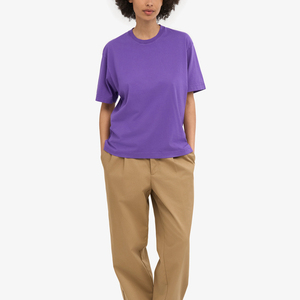 Camisetas de Verano para Mujer, Cuello Redondo, Color Sólido, 100% Algodón, Transpirables, de Secado Rápido, Estilo Urbano, Gran Calidad, en Oferta - Product Image 3