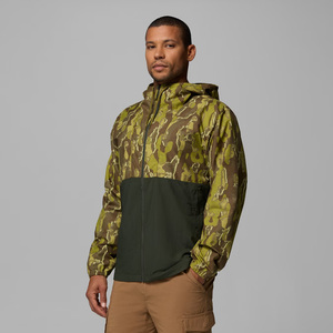 เสื้อแจ็คเก็ตผู้ชายลายพรางแบบมีฮู้ด ผ้า softshell กันน้ำ ซิปหน้า สวมใส่กลางแจ้ง ทรงปกติ ขายส่ง - Product Image 3