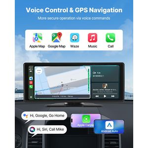 Radio autoradio Touchscreen da 10 pollici con CarPlay e fotocamera anteriore/posteriore Android-sistema Audio Premium per veicoli - Product Image 3