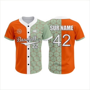 Private Label 100% Polyester <b>Baseball</b> Jersey Uniform <b>Set</b> Summer Low MOQ Fast Delivery Breathable Team Sportswear Manufacturer - Product Image 6