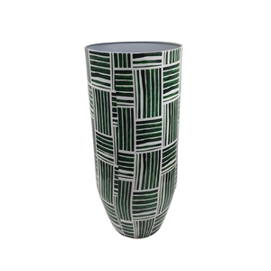 Nouvel ensemble de 4 autocollants décoratifs ronds pour jardinières, émail, grande taille, attrayant, pour la décoration de la maison et du jardin - Product Image 3