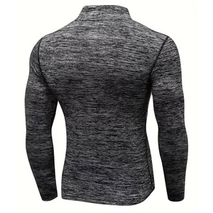 High Performance <b>Compression</b> Base Layer <b>Shirt</b> | Breathable Stretch Spandex/Polyester Fabric | <b>Men's</b> Full Sleeve UPF50+ Anti-UV - Product Image 2