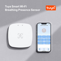 Détecteur de présence mural intelligent Tuya WiFi haute précision avec fonction de détection d'éclairage PST-ZY-M100-S
