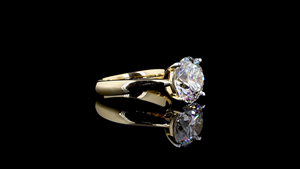 Elegant 18K Gold Brilliant Cut Diamond Solitaire Engagement Wedding Classic Anniversary Gift Ring IGI Certified Custom Jewelry - Product Image 4