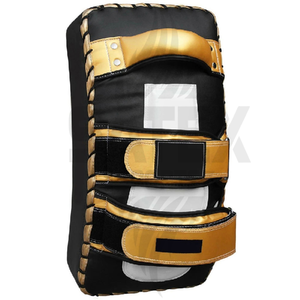 High Quality Leather & PU Karate Boxing Kick Pad with Customized Design Logo Color - Product Image 3