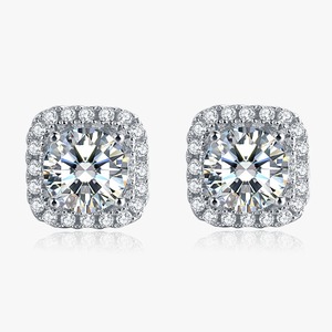 Pendientes de Diamantes Moissanite Más Vendidos con Diseño Brillante de Primera Calidad, Joyería Fina para Mujer, Compromiso, Boda - Product Image 4
