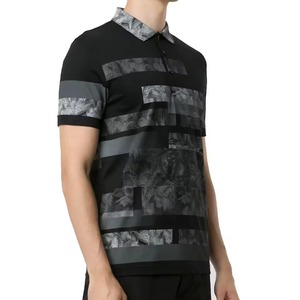 Chemises de golf personnalisées pour hommes, légères, très demandées, à motif lettres, imprimées par sublimation, à manches courtes, sportives, en tricot, personnalisables - Product Image 2