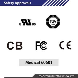 12V 24W 2A MAX. IEC60601 y 2xMOPP EM1027CYZS Adaptador de corriente de montaje en pared AC/DC médico para uso médico - Product Image 3