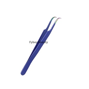 Pinzas de extensión de pestañas de mármol de primera calidad, pinzas de punta de fibra, pinzas de 90 grados - Product Image 4