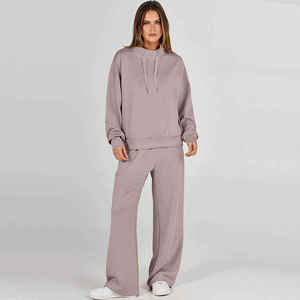 Survêtements surdimensionnés pour femmes de haute qualité, sur mesure, avec logo personnalisé, multicolores, à manches longues, vente en gros, vêtements grande taille - Product Image 1