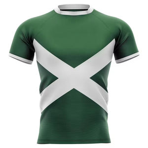 Maillots de rugby personnalisés avec logo et numéros d'équipe disponibles, impression personnalisée, 100% polyester respirant, sublimation. - Product Image 6