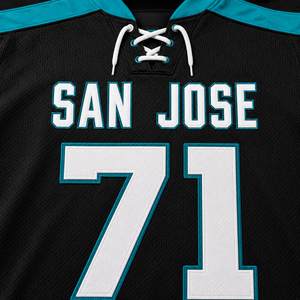 Custom Sublimated Printed Ice Hockey Jersey Mens <b>Lace</b> Stand <b>Collar</b> Team Uniform High Quality Breathable Front 3D Embroidery Wear - Product Image 4