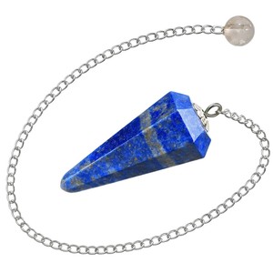 <b>Top</b> Selling Lapis <b>Crystal</b> Pendulum Conical Shape Polished Carving Beautiful Dowsing Tool Energy Healing Wholesale Perfect - Product Image 5