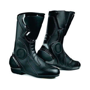 Botas de Motociclismo de Cuero Negro de Lujo para Hombre, Botas de Carreras para Niños, Equipo de Moda Oriental para Automovilismo - Product Image 4