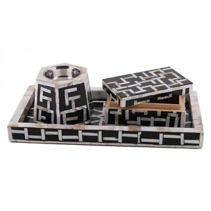 Juego de Incienso NexaPearl con Incrustaciones de Madreperla, Quemador de Incienso Contemporáneo con Mosaico de Conchas para Interiores Modernos y Lujosos - Product Image 2