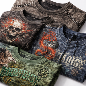 Camisetas con Lavado Ácido Personalizadas al por Mayor para Pedidos en Grandes Cantidades - Proveedor Directo de Fábrica OEM - Product Image 4
