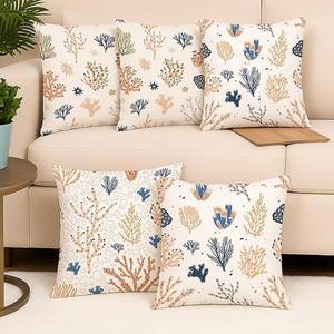 Nouvelle conception, housses de coussin carrées 100% coton avec finition en tissu tissé pour la décoration du canapé et de la chambre - Product Image 5