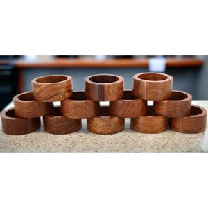 Juego de Servilleteros de Madera de Diseño, Accesorios Decorativos Hechos a Mano para Mesas de Lujo y Eventos - Product Image 2