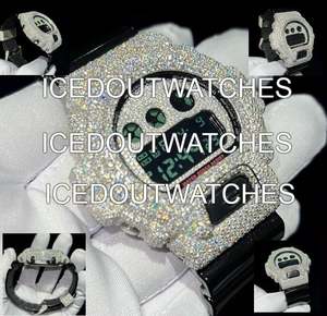 Reloj con Diamantes, Movimiento Automático, Lujoso, Totalmente Cubierto de Diamantes, Estilo Hip Hop, Relojes VVS Moissanite para Hombre - Product Image 1