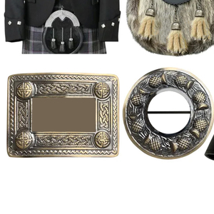 Ensemble de kilt écossais sur mesure, instrument de musique en cuir de basse contrebasse, prix direct du fabricant pakistanais - Product Image 6